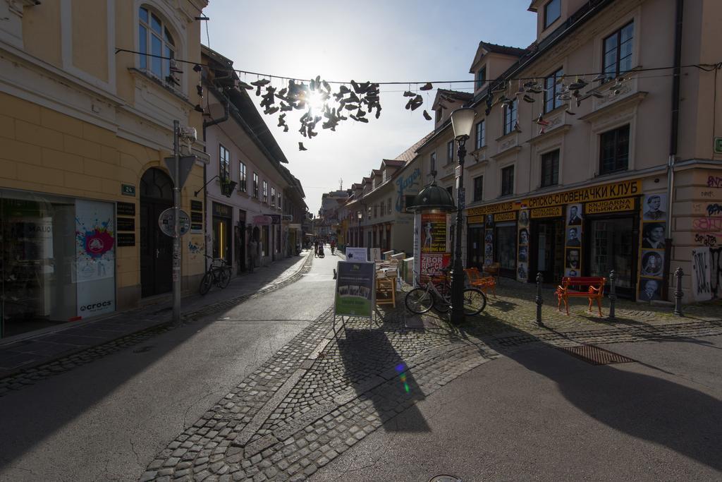 Studio In Ljubljana Center Eksteriør bilde