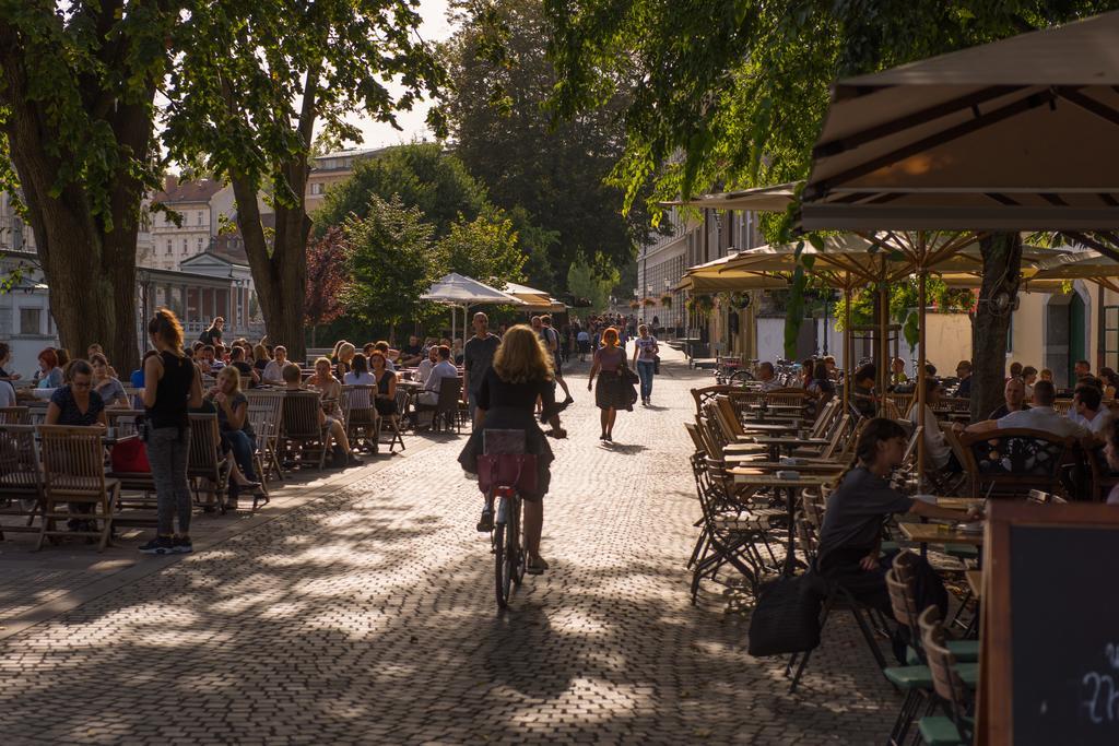 Studio In Ljubljana Center Eksteriør bilde
